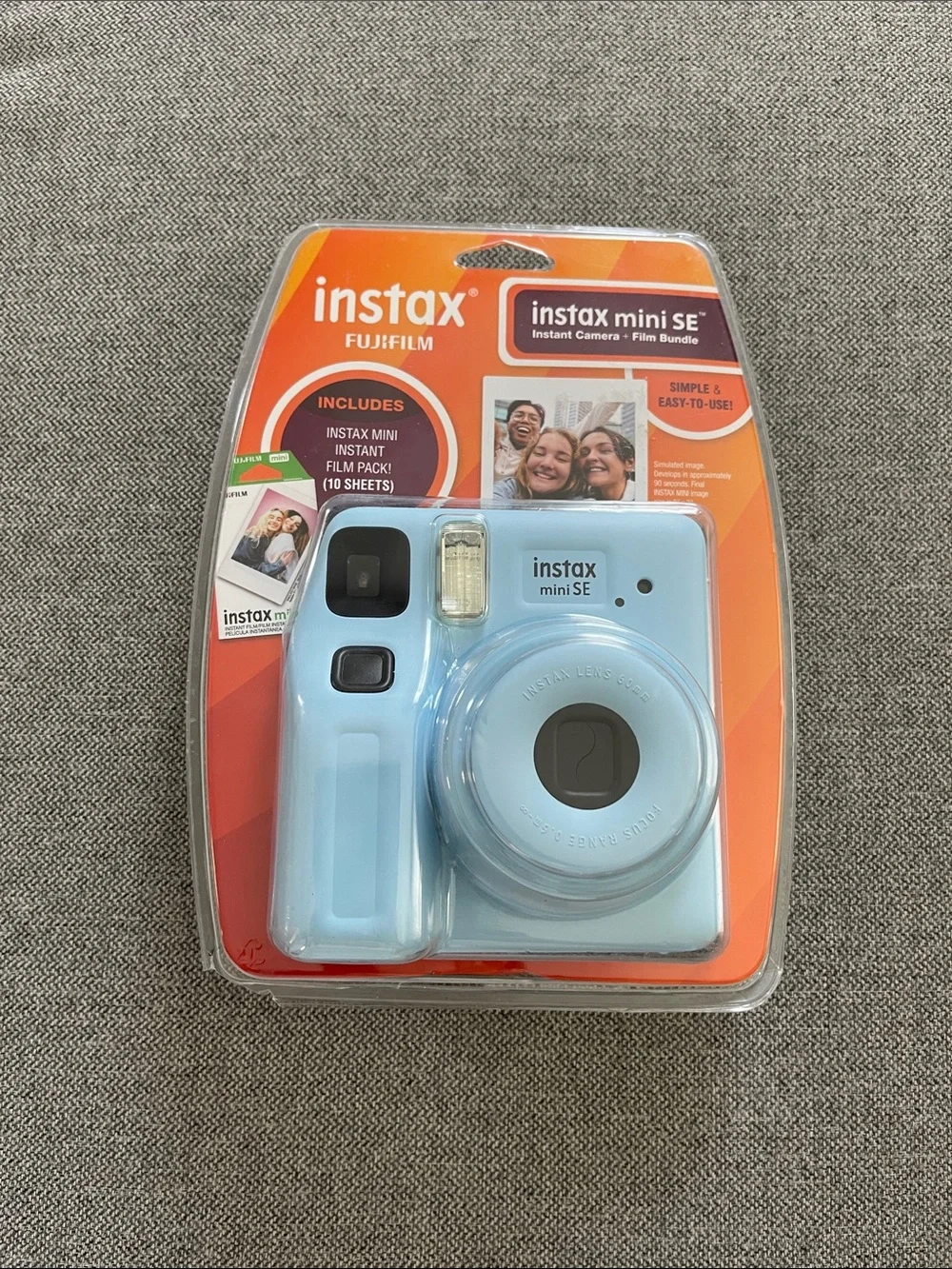 instax mini SE Instant Camera + Film Bundle